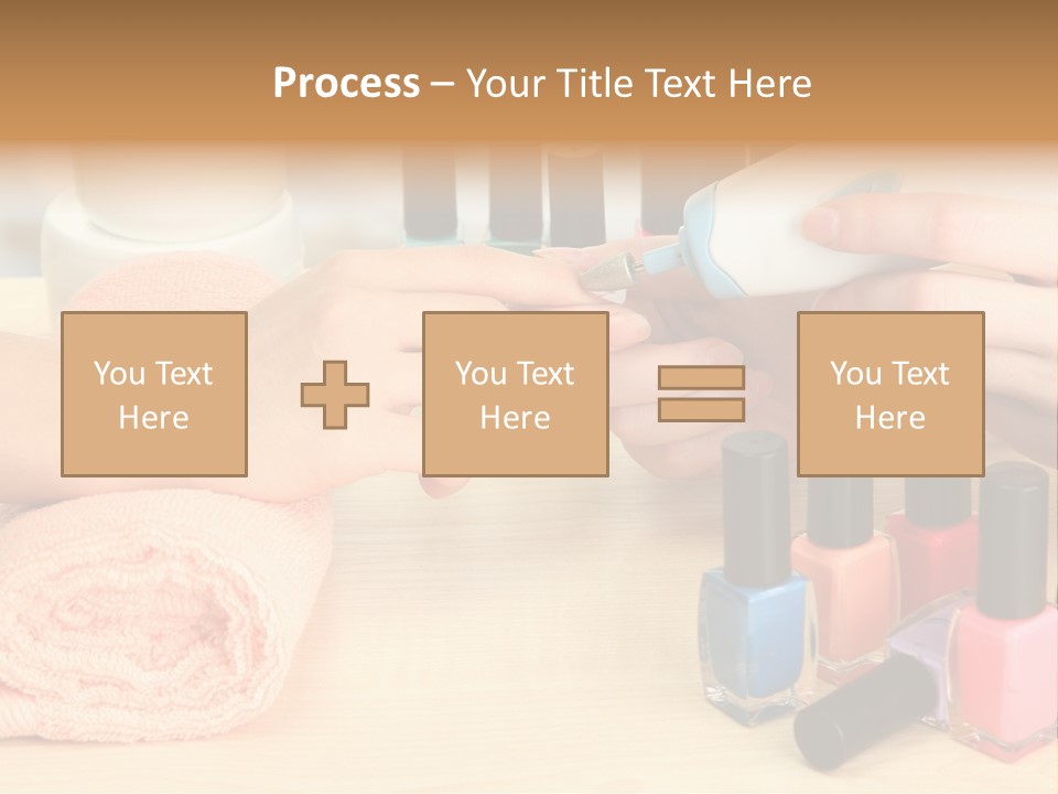Pampering Lifestyle Elegance PowerPoint Template