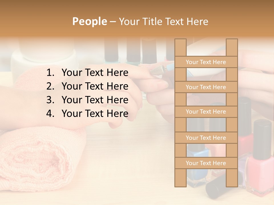 Pampering Lifestyle Elegance PowerPoint Template