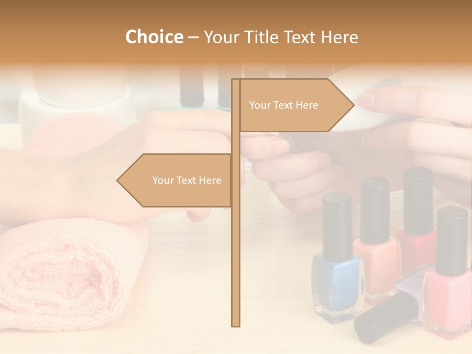 Pampering Lifestyle Elegance PowerPoint Template