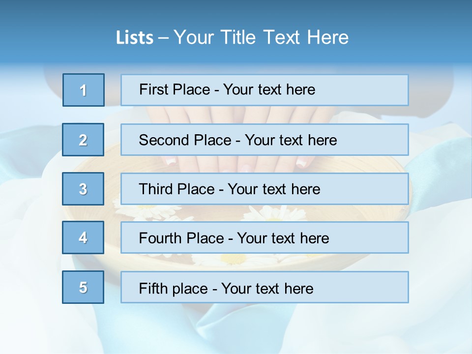 Purity Spa Skin PowerPoint Template