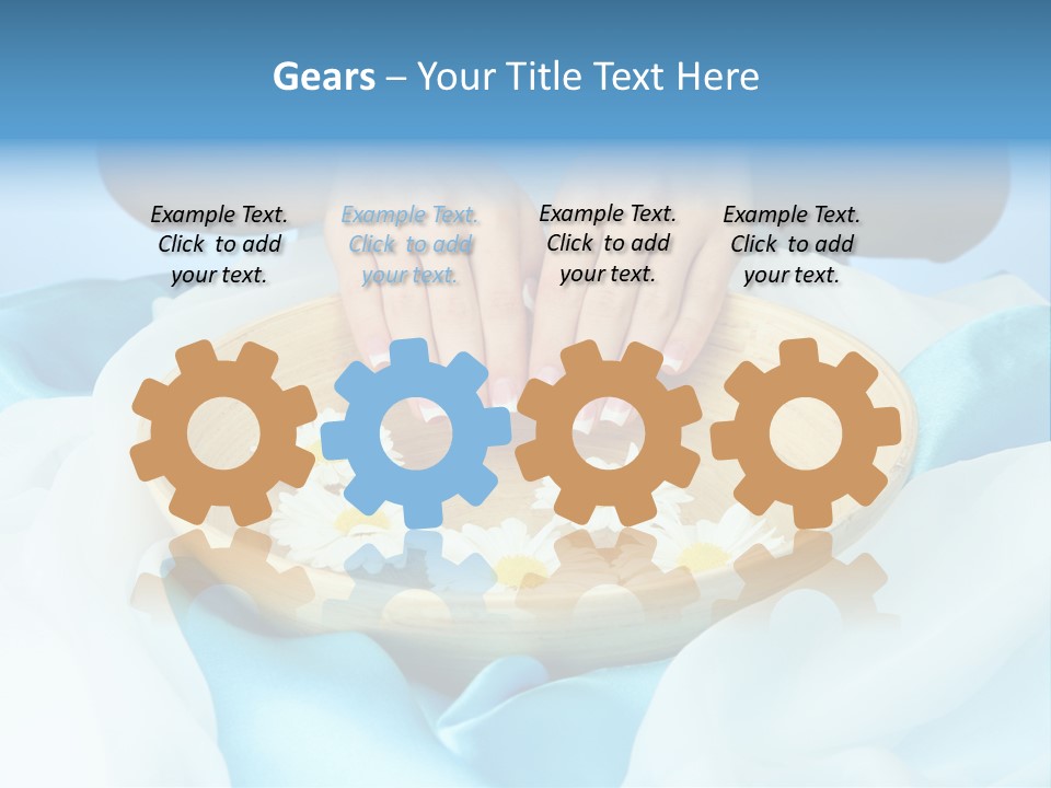 Purity Spa Skin PowerPoint Template