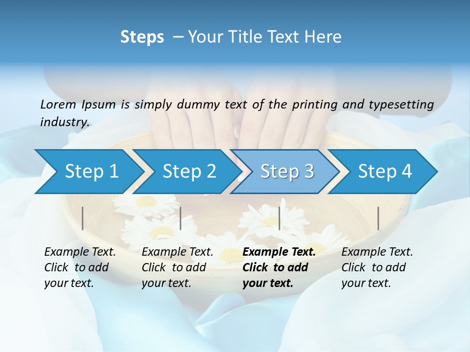 Purity Spa Skin PowerPoint Template