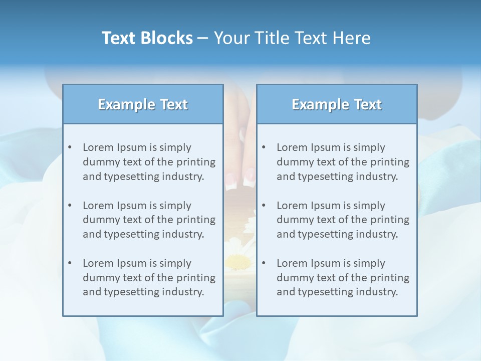 Purity Spa Skin PowerPoint Template