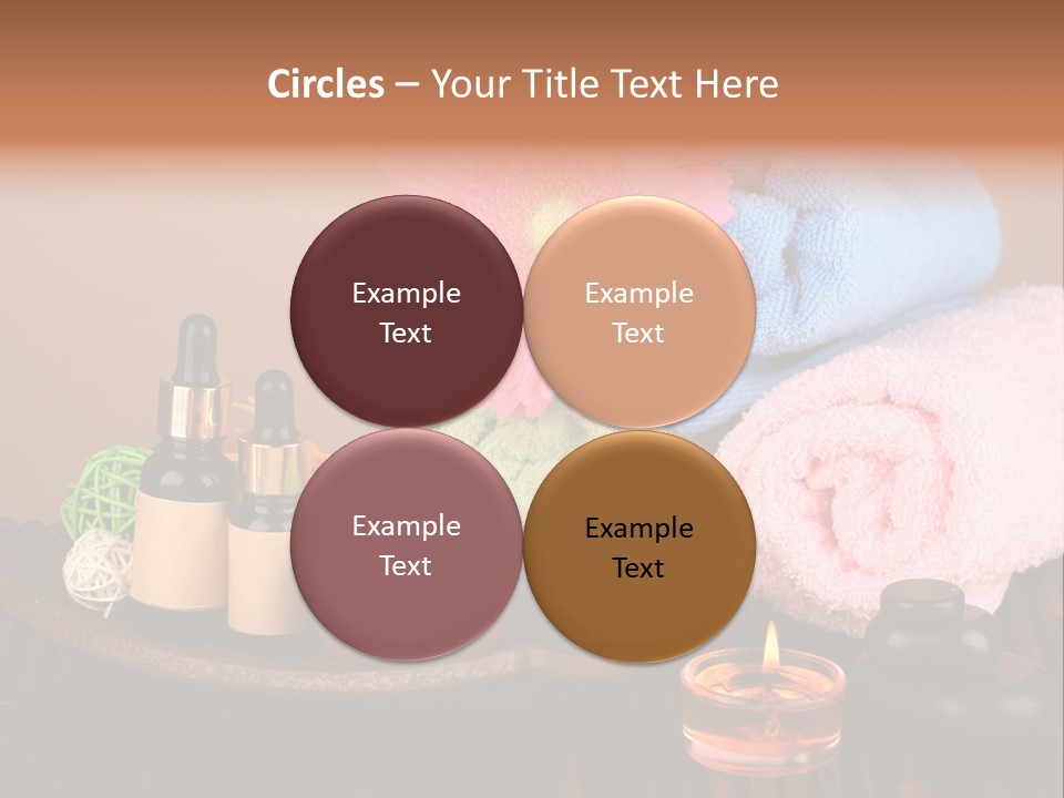Candle Treatment Candlestick PowerPoint Template