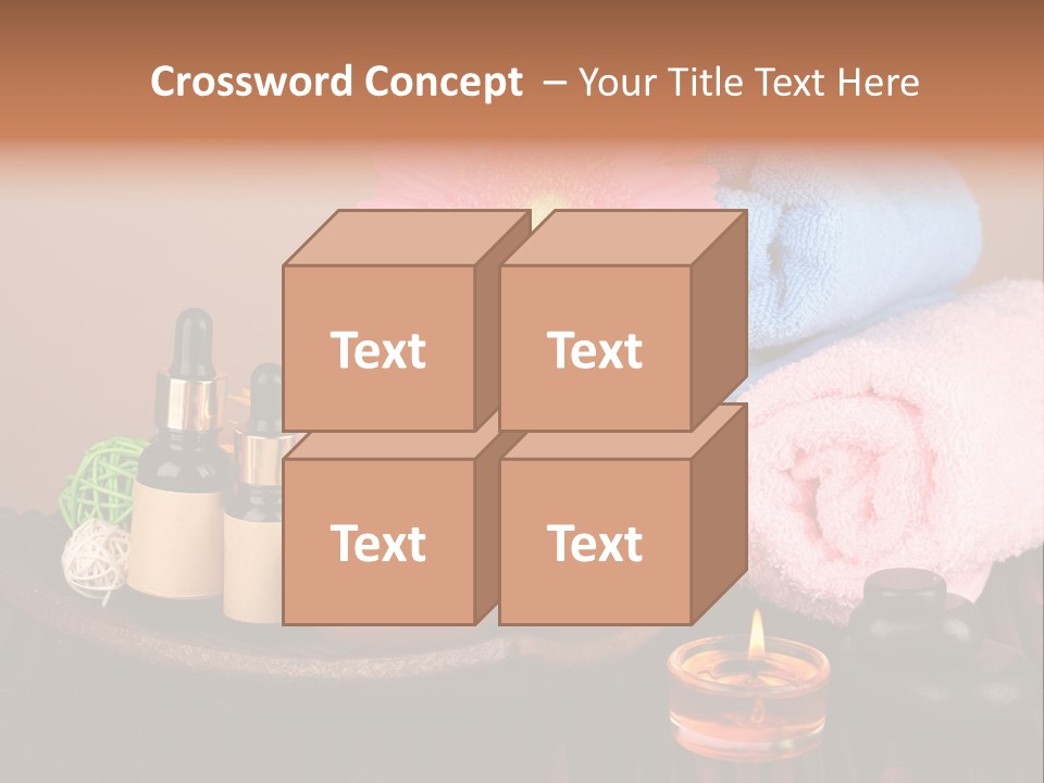 Candle Treatment Candlestick PowerPoint Template