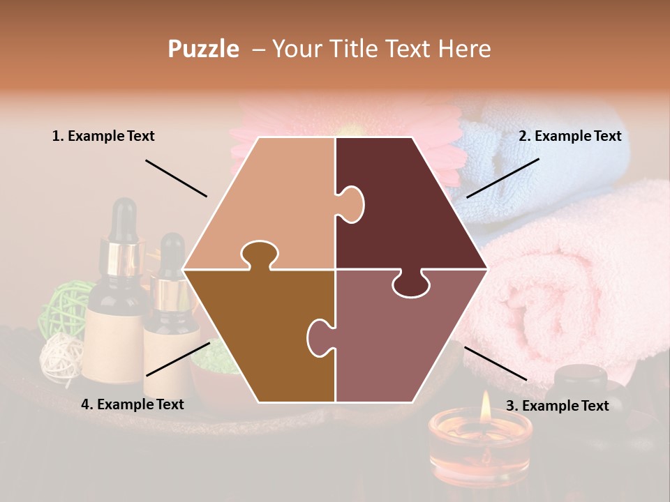 Candle Treatment Candlestick PowerPoint Template