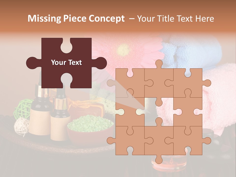 Candle Treatment Candlestick PowerPoint Template