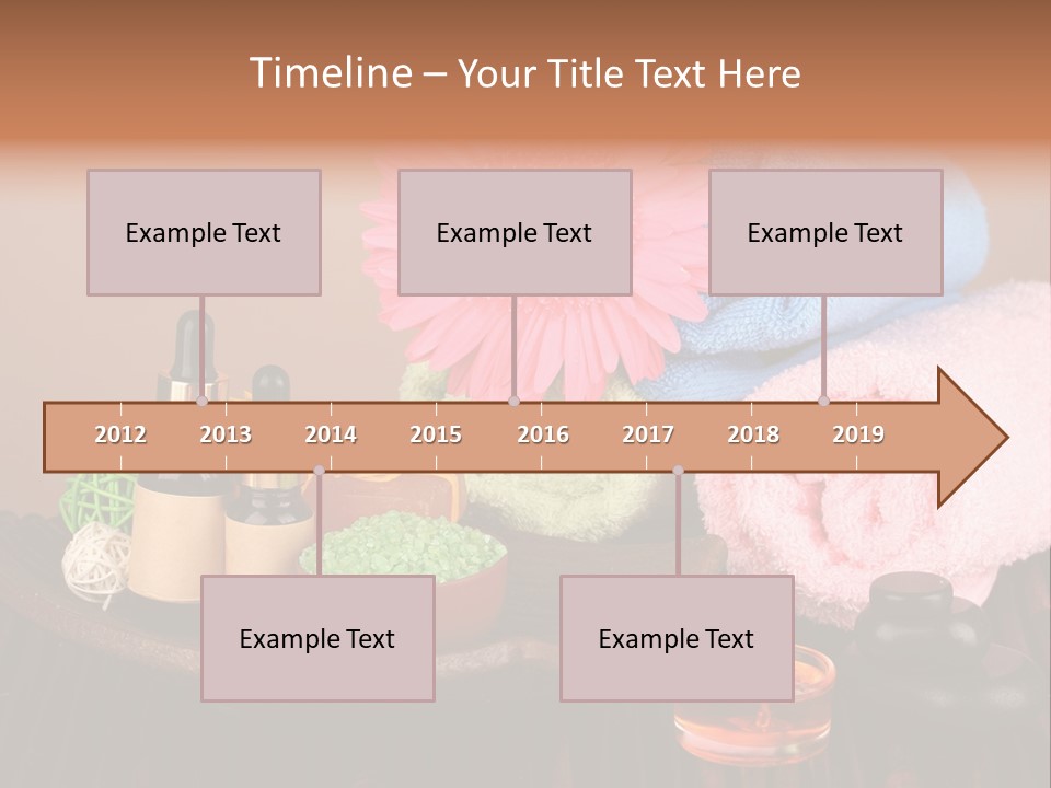 Candle Treatment Candlestick PowerPoint Template
