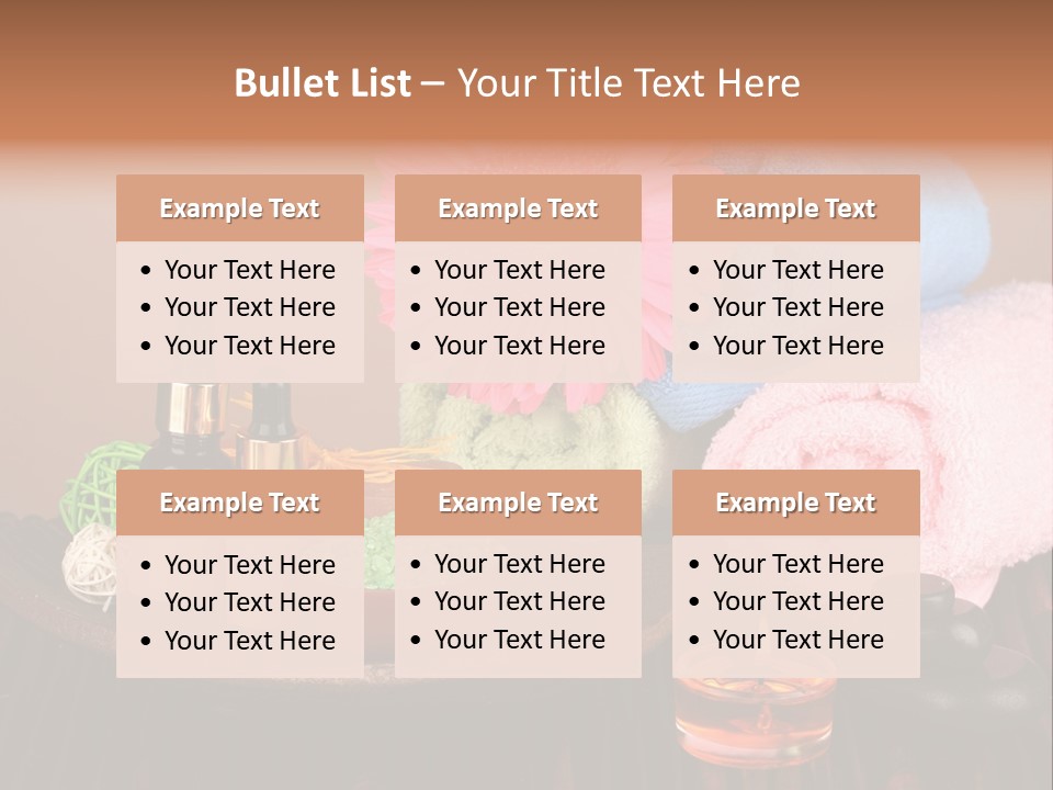 Candle Treatment Candlestick PowerPoint Template