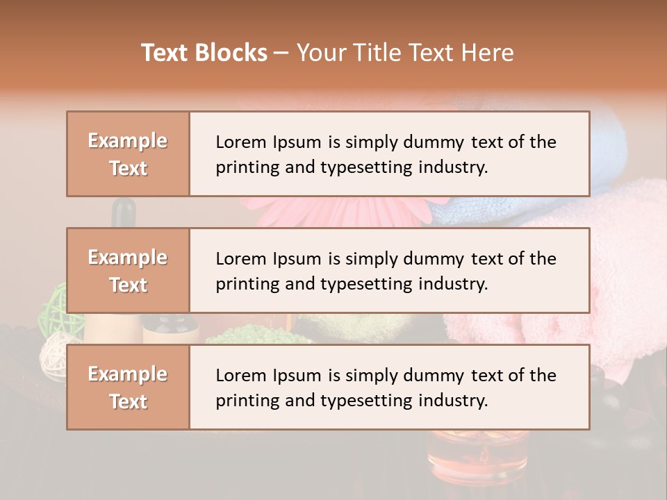 Candle Treatment Candlestick PowerPoint Template