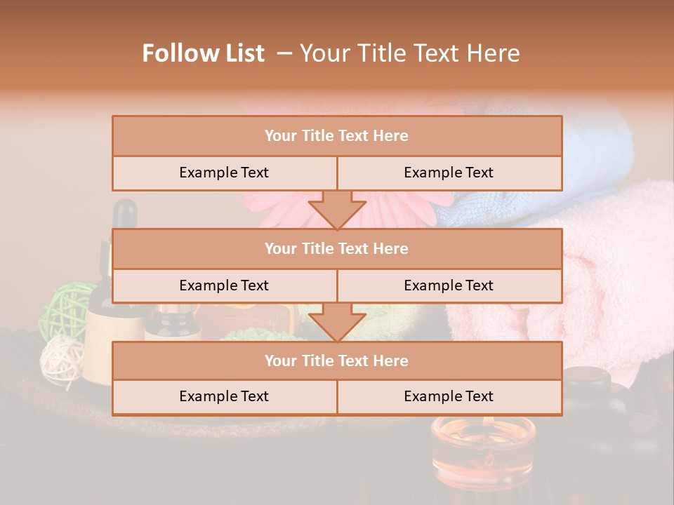 Candle Treatment Candlestick PowerPoint Template