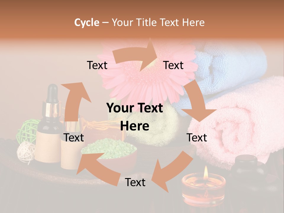 Candle Treatment Candlestick PowerPoint Template