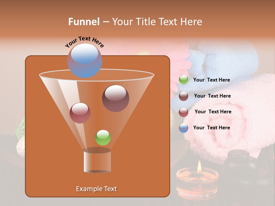 Candle Treatment Candlestick PowerPoint Template