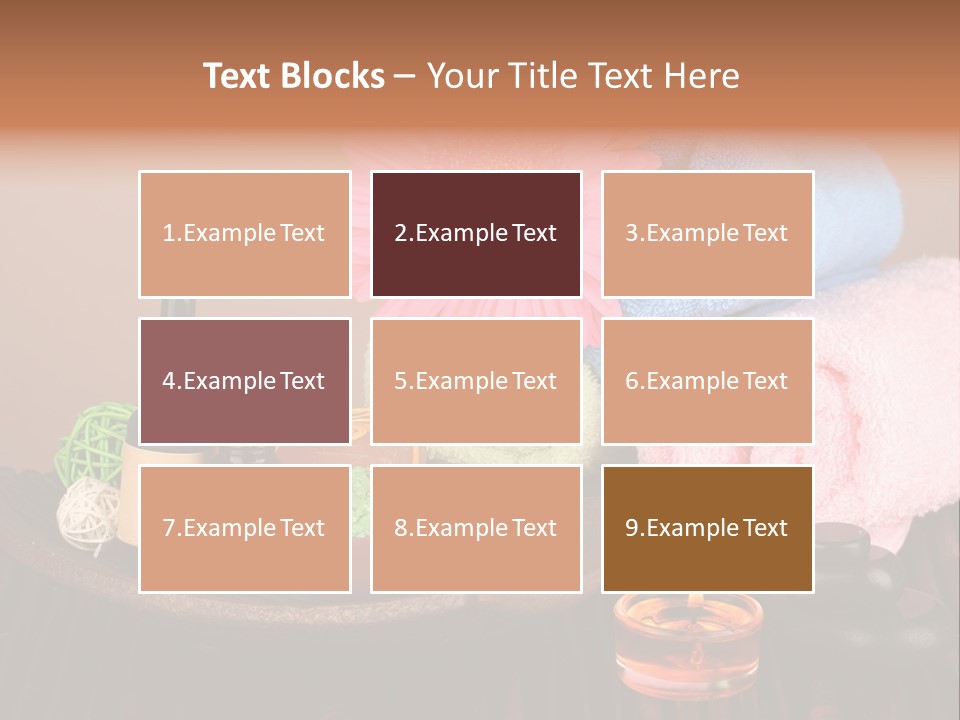 Candle Treatment Candlestick PowerPoint Template