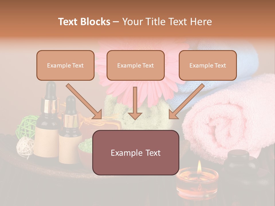 Candle Treatment Candlestick PowerPoint Template