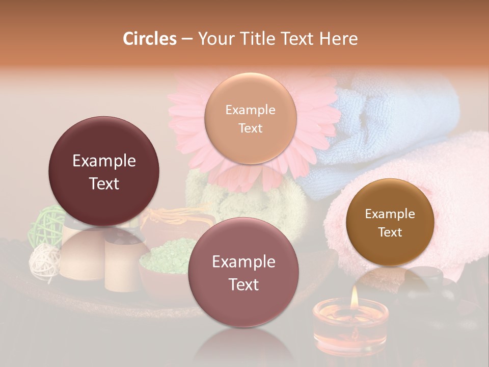 Candle Treatment Candlestick PowerPoint Template