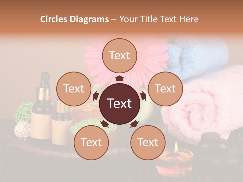 Candle Treatment Candlestick PowerPoint Template