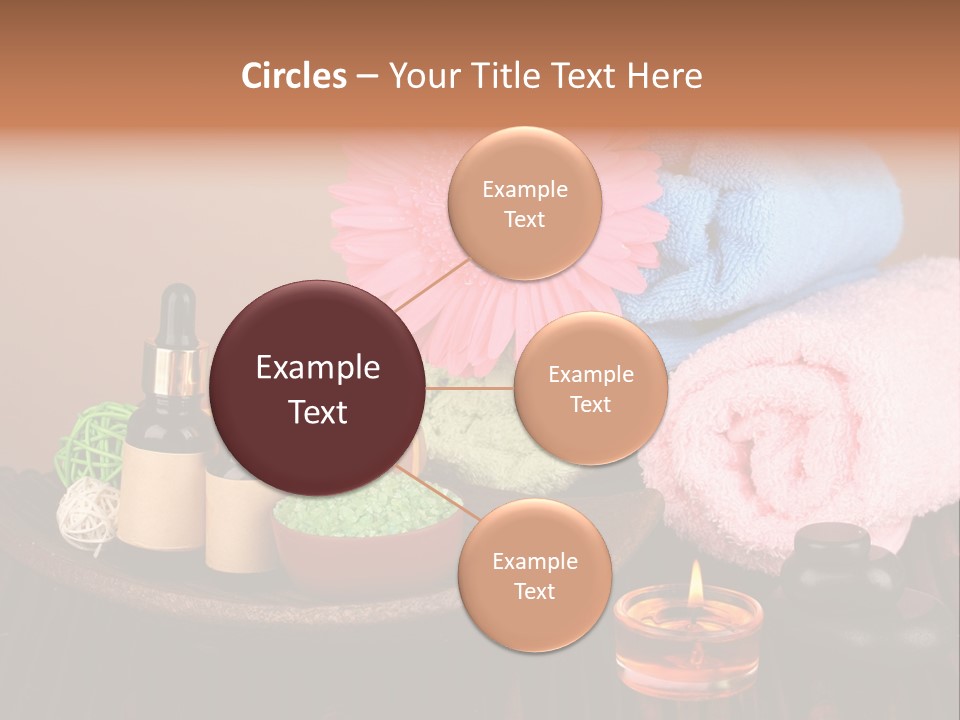 Candle Treatment Candlestick PowerPoint Template