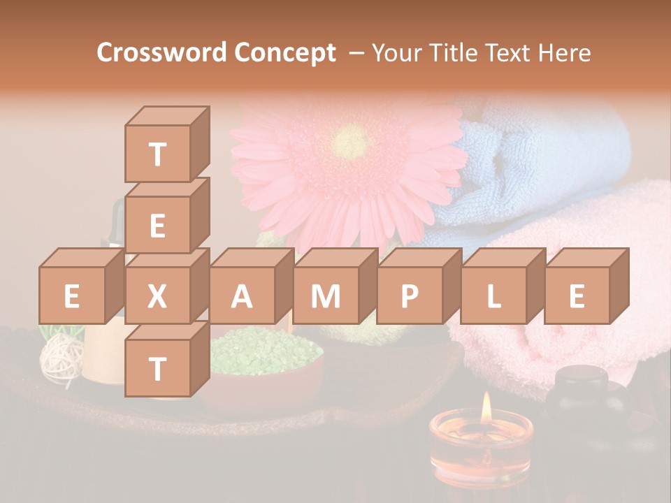 Candle Treatment Candlestick PowerPoint Template