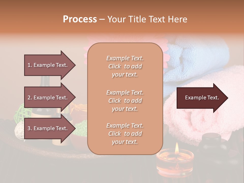 Candle Treatment Candlestick PowerPoint Template
