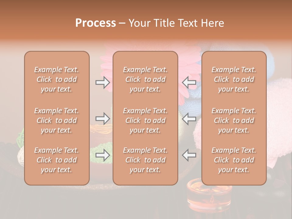 Candle Treatment Candlestick PowerPoint Template