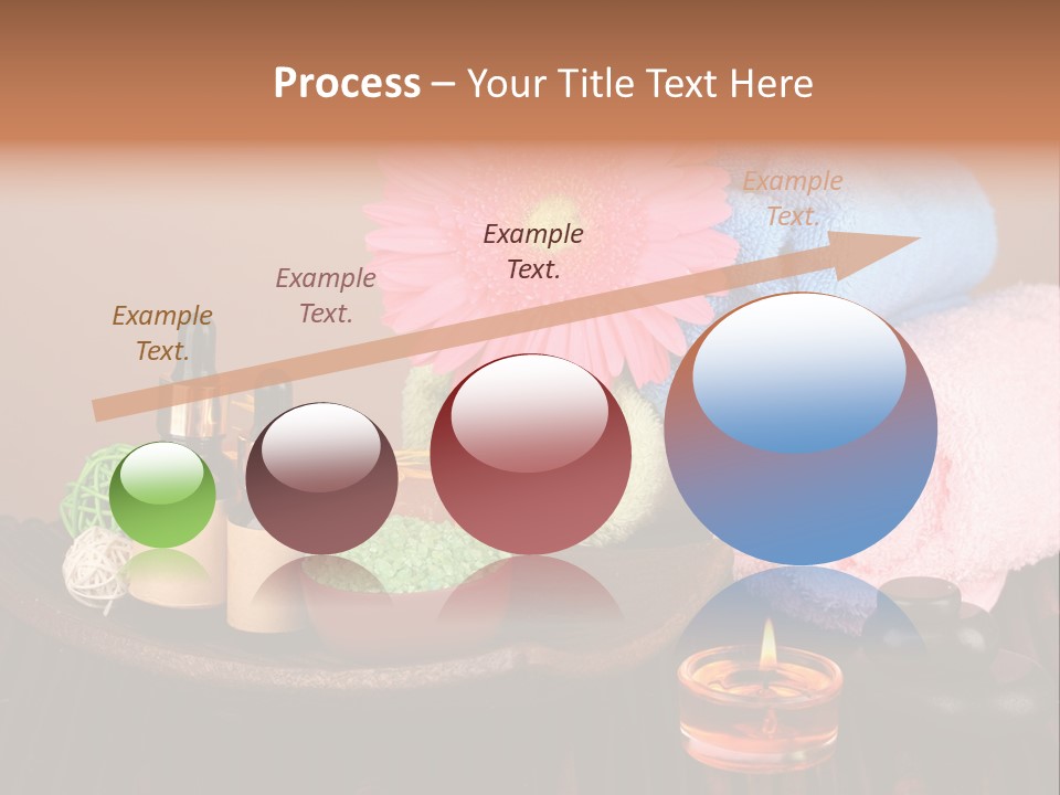 Candle Treatment Candlestick PowerPoint Template