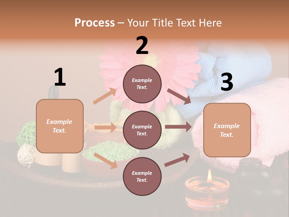 Candle Treatment Candlestick PowerPoint Template