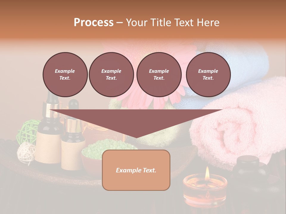 Candle Treatment Candlestick PowerPoint Template