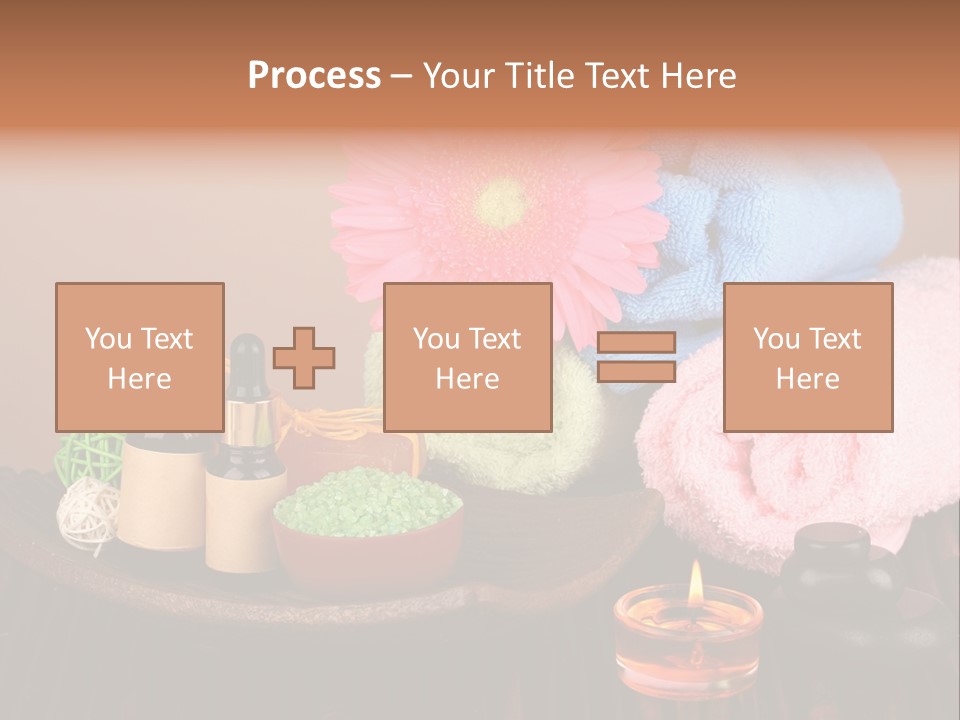 Candle Treatment Candlestick PowerPoint Template