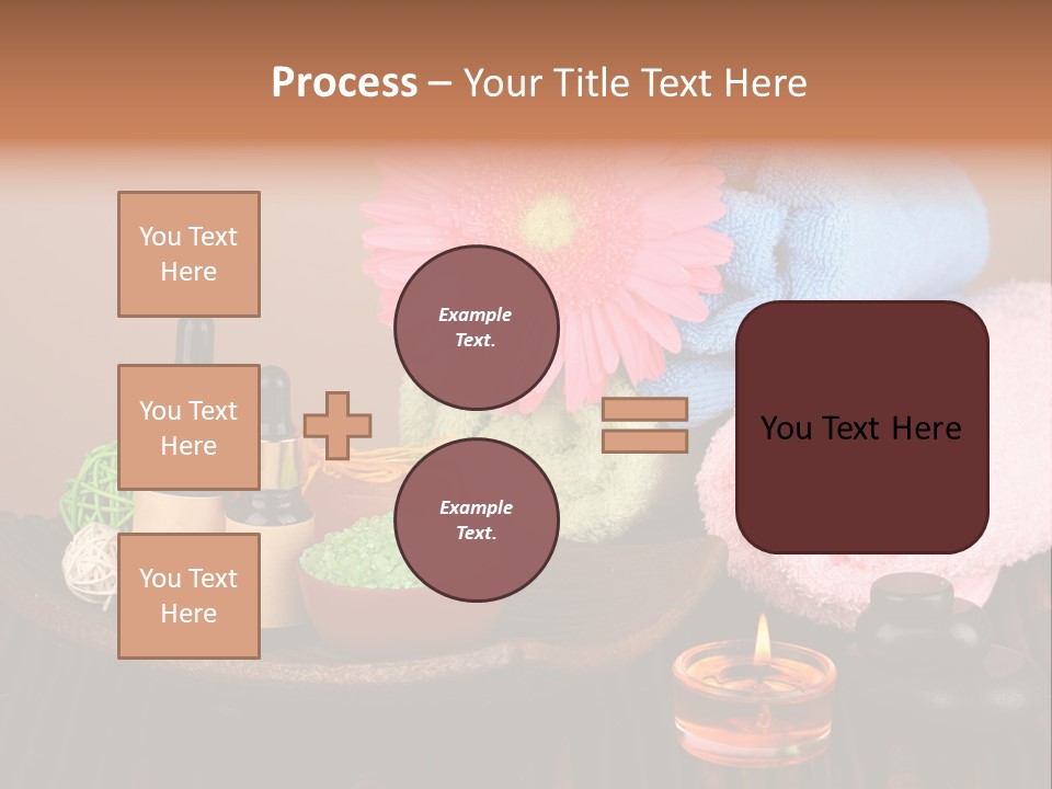 Candle Treatment Candlestick PowerPoint Template