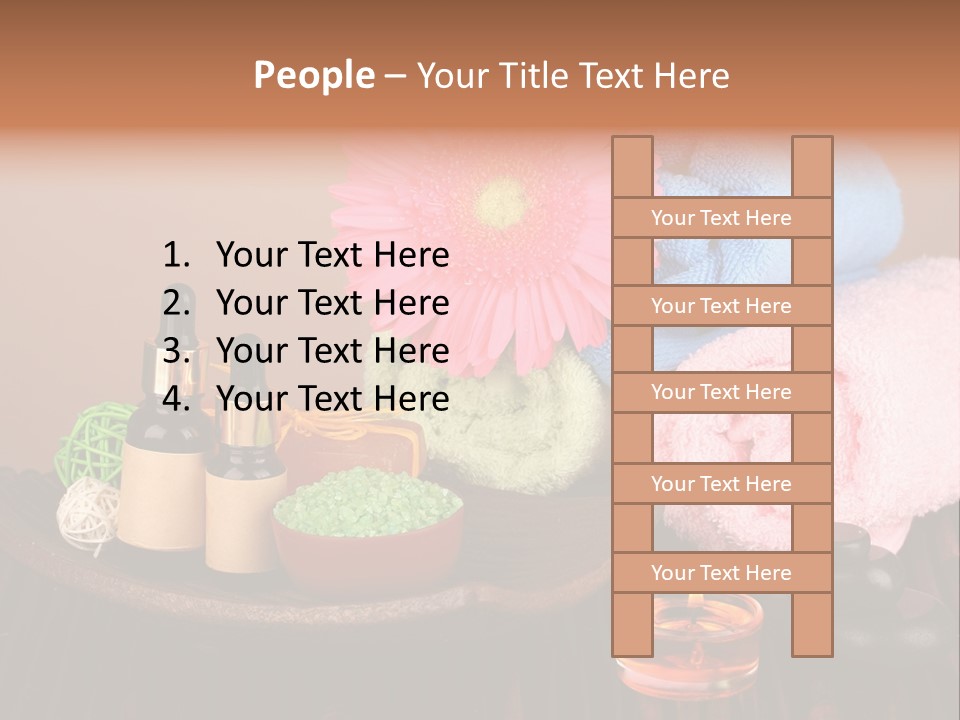Candle Treatment Candlestick PowerPoint Template