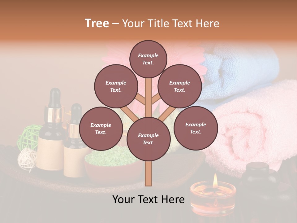 Candle Treatment Candlestick PowerPoint Template