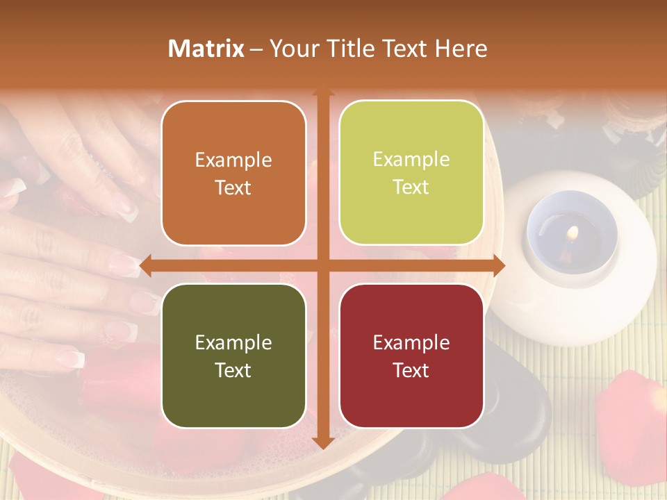 White Lacquer Green PowerPoint Template