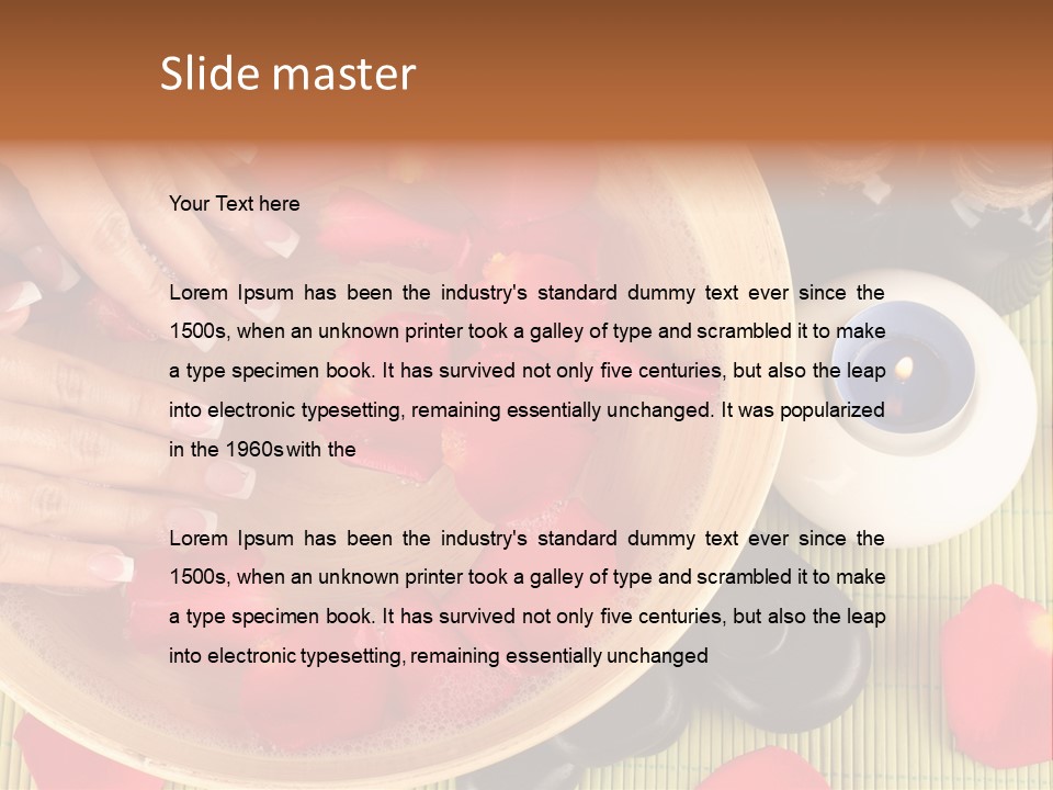 White Lacquer Green PowerPoint Template