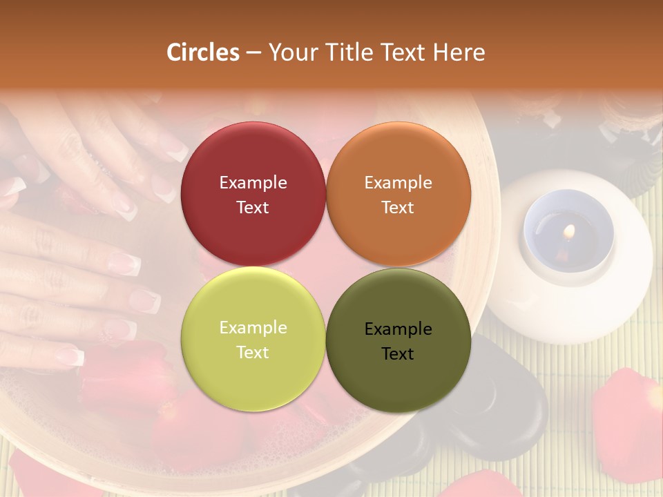 White Lacquer Green PowerPoint Template