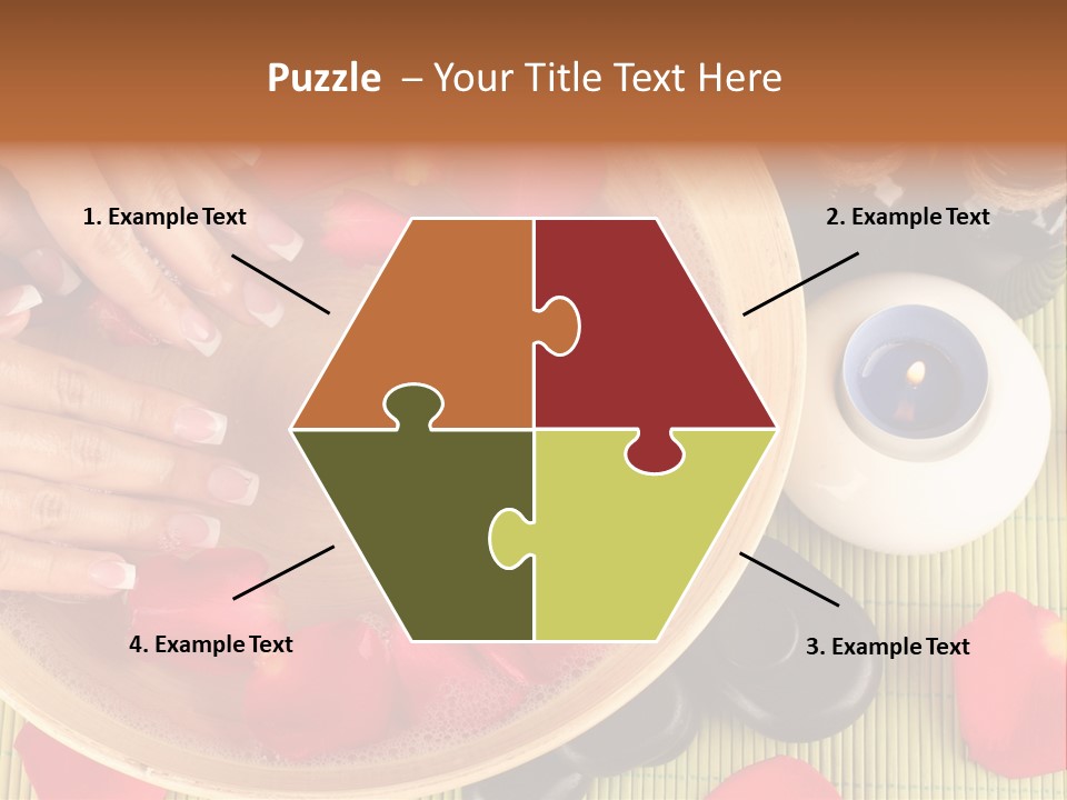 White Lacquer Green PowerPoint Template