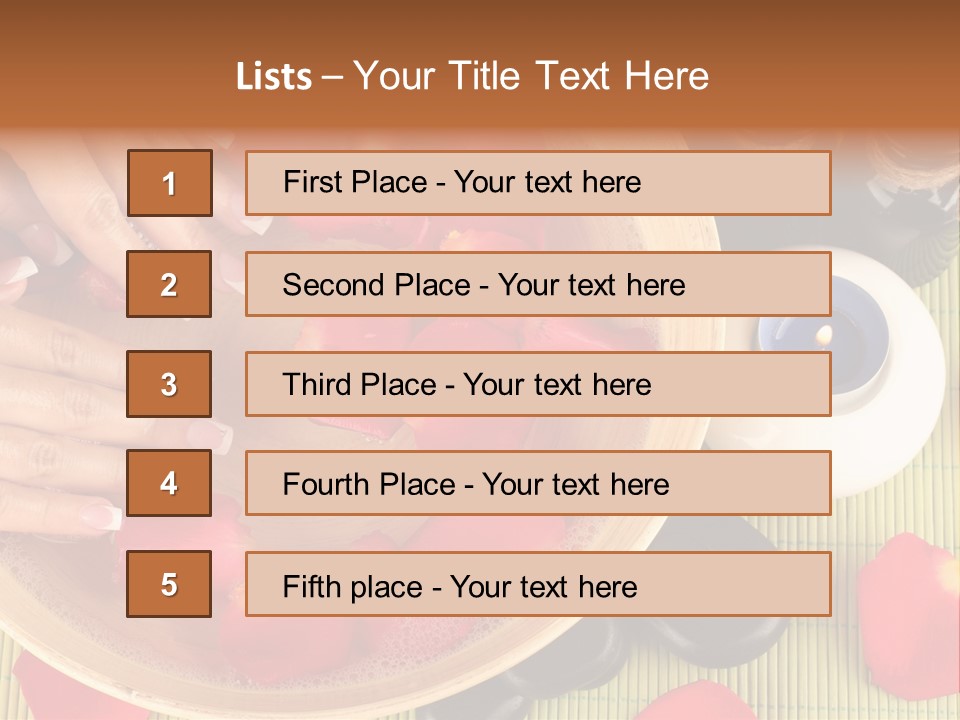 White Lacquer Green PowerPoint Template