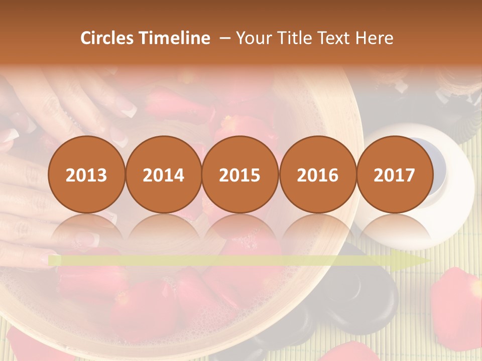 White Lacquer Green PowerPoint Template