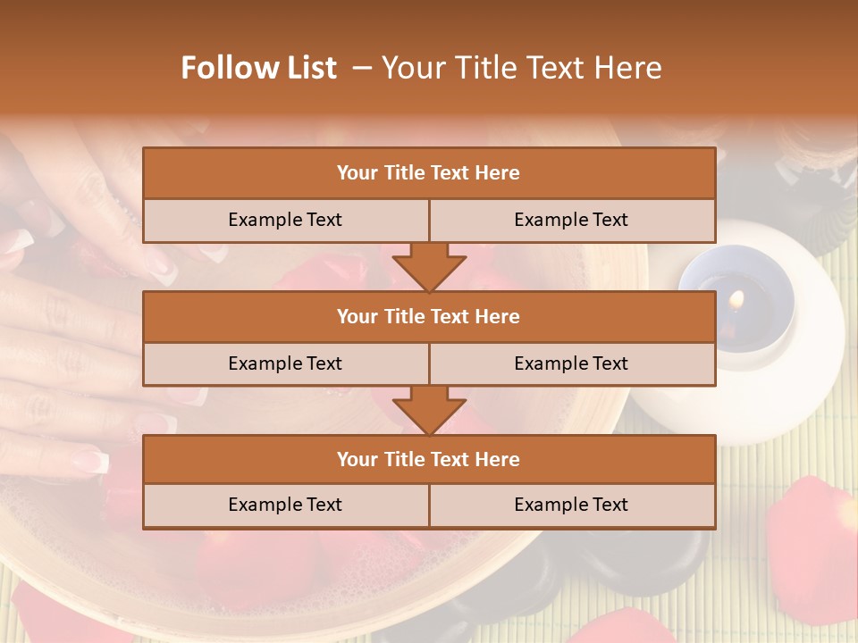 White Lacquer Green PowerPoint Template