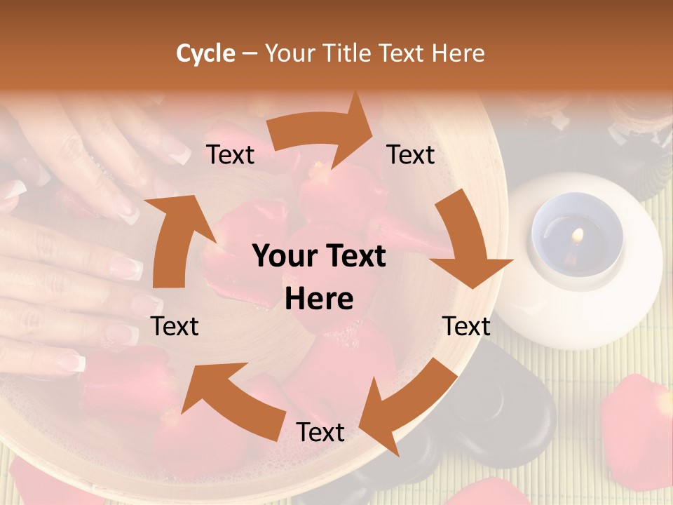 White Lacquer Green PowerPoint Template