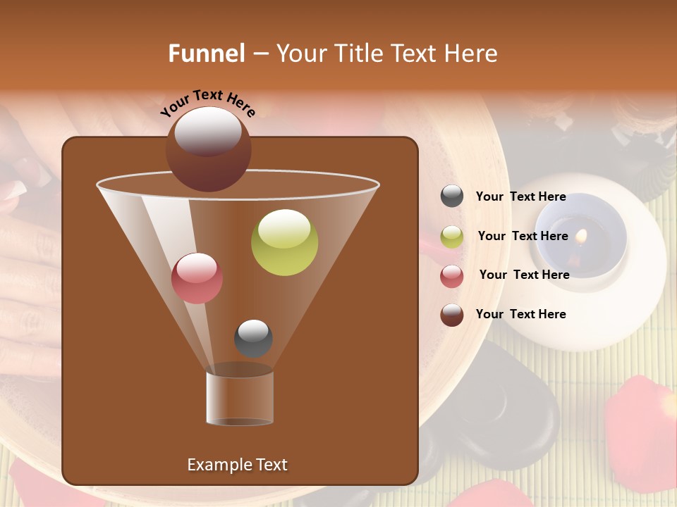 White Lacquer Green PowerPoint Template