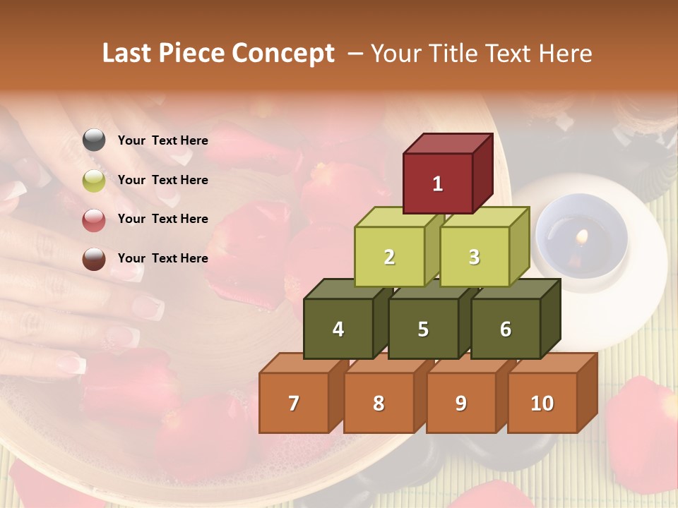 White Lacquer Green PowerPoint Template