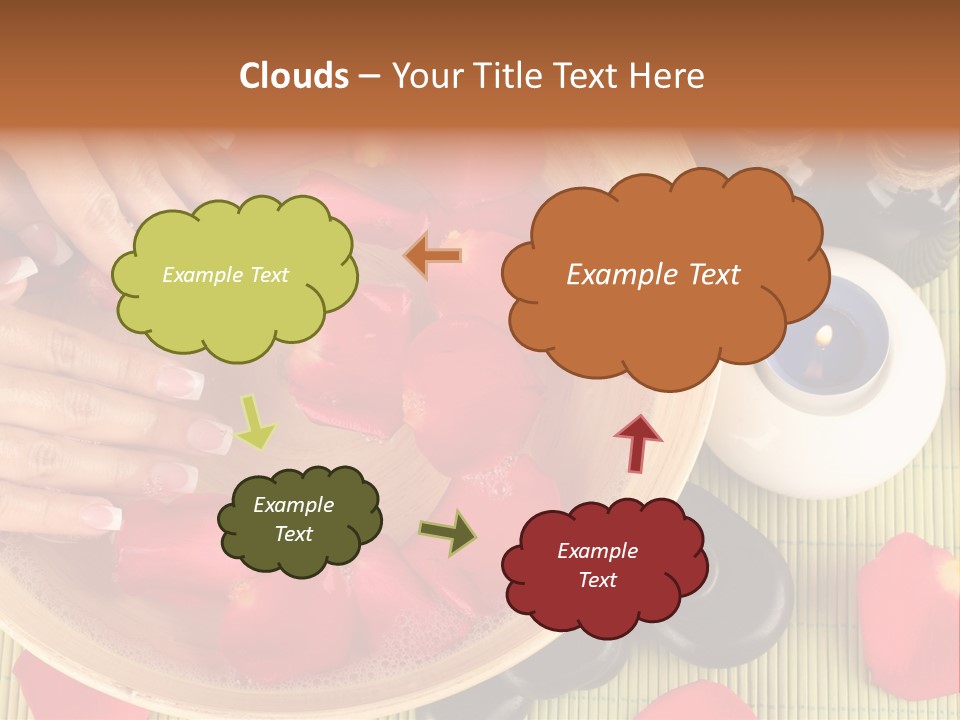 White Lacquer Green PowerPoint Template