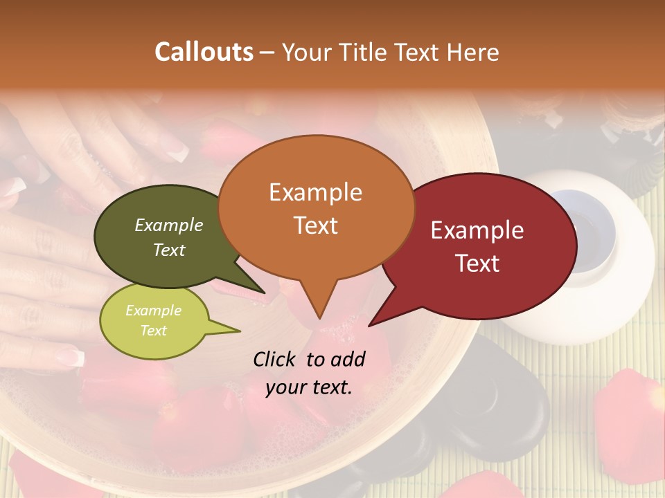 White Lacquer Green PowerPoint Template