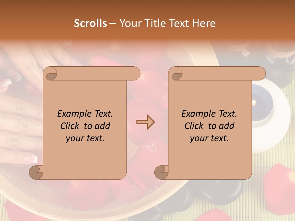 White Lacquer Green PowerPoint Template