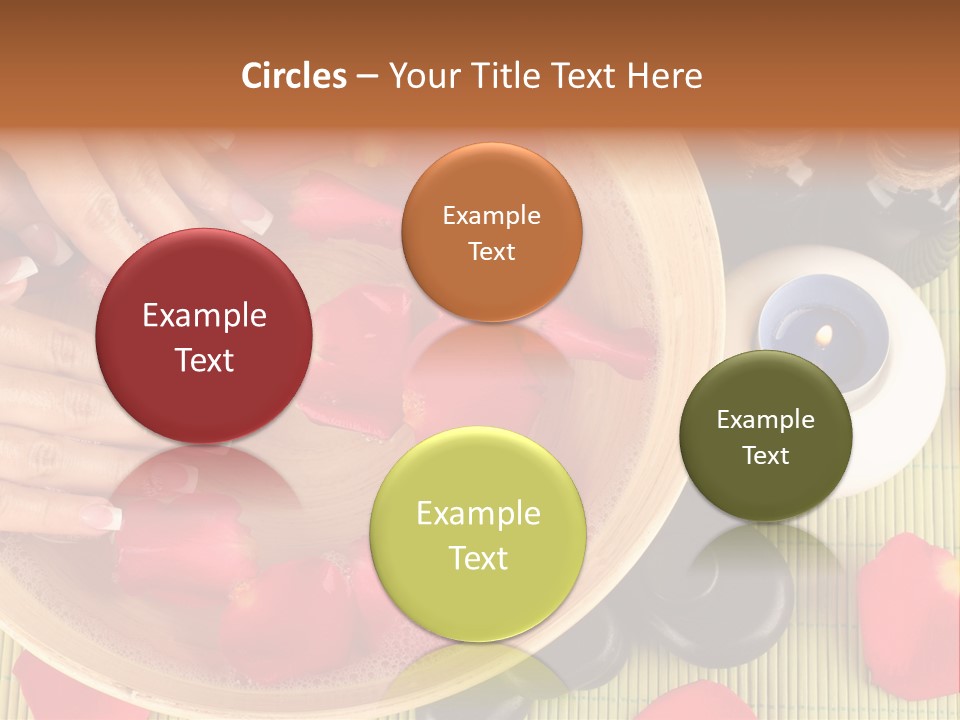 White Lacquer Green PowerPoint Template