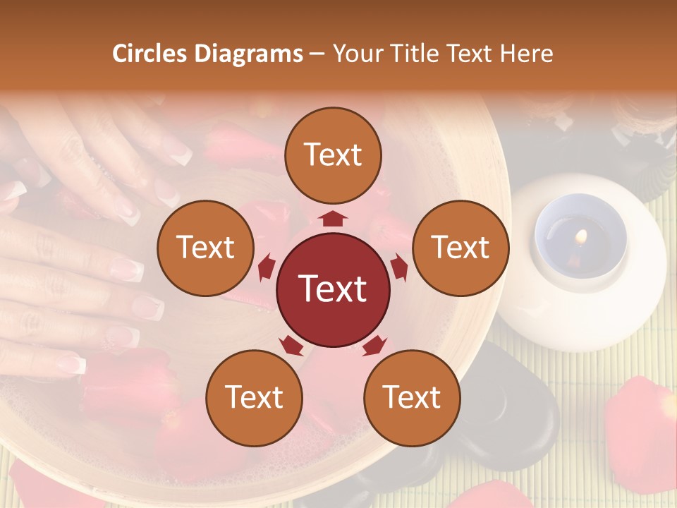 White Lacquer Green PowerPoint Template