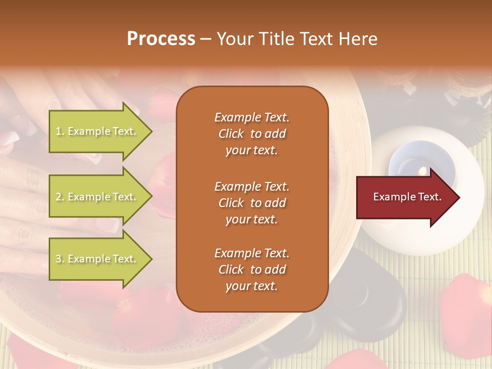White Lacquer Green PowerPoint Template