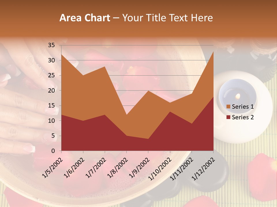 White Lacquer Green PowerPoint Template