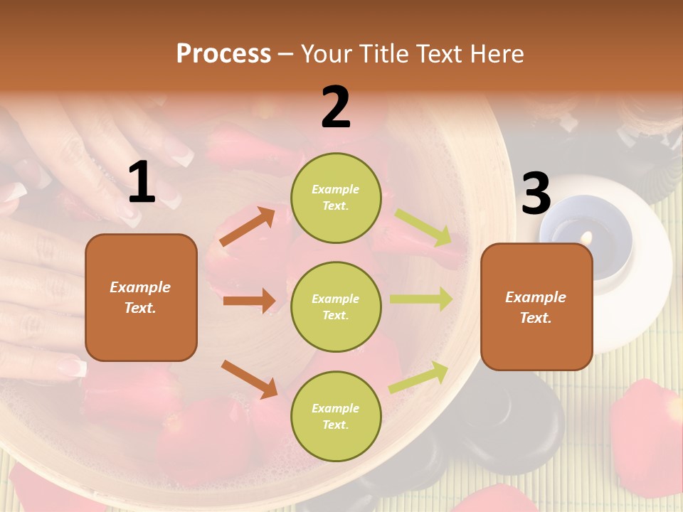 White Lacquer Green PowerPoint Template